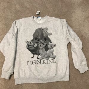 NWT Lion King Crewneck Sweatshirt